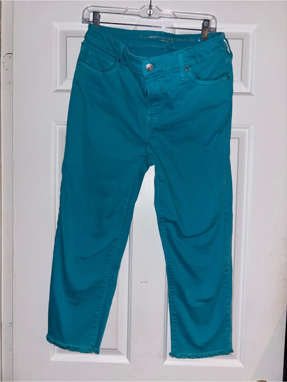 Chico's Teal Ankle Crop Jeans